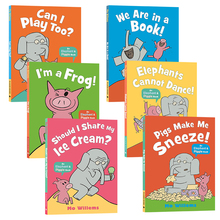 小猪小象6册套装 英文原版绘本 an Elephant and Piggie book I Share My Ice Cream/I'm A Frog/We Are In A Book/Can I Play Too