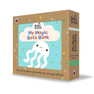 Book 绘本 Magic Touch 英文原版 Baby 幼儿颜色认知启蒙早教遇水变色触摸游戏书进口书籍0岁 我 Bath 奇妙洗澡书