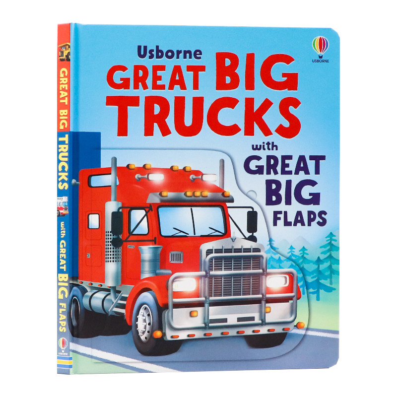 Usborne超大型卡车英文原版绘本