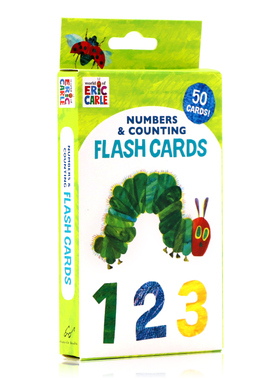 卡尔爷爷礼盒装数字计数卡片 World of Eric Carle Numbers & Counting Flash Cards 英文原版书籍 亲子互动数学启蒙 Eric Carle
