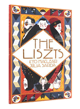 李斯特一家英文原版绘本 The Liszts 趣味哲理故事青少年课外阅读书籍名家Kyo Maclear插画师Julia Sarda精装大开插画本