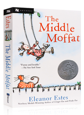 中间莫法特英文原版 The Middle Moffat 摩法特一家鬼灵精阿珍纽伯瑞奖儿童文学小说读物Houghton Mifflin出版进口
