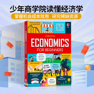 绘本 读懂经济学英文原版 Economics for 初学者经济青少年经济学知识科普读物精美插图信息图表 Usborne Beginners 少年商学院