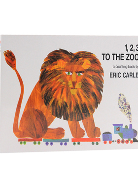 123 to the Zoo 纸板书 英文原版 Eric Carle 艾瑞卡尔卡爷爷吴敏兰书单推荐 数字动物园启蒙绘本搭亲爱的动物园 棕熊你在看什么