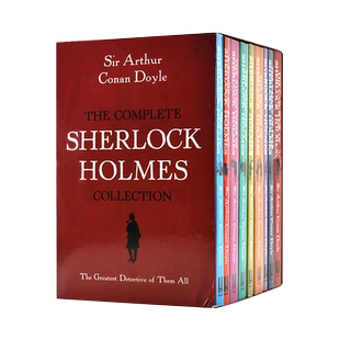 大侦探福尔摩斯探案小说9册盒装 英文原版 The SHERLOCK HOLMES 儿童青少年课外英语阅读经典文学章节故事书英语读物学校推荐