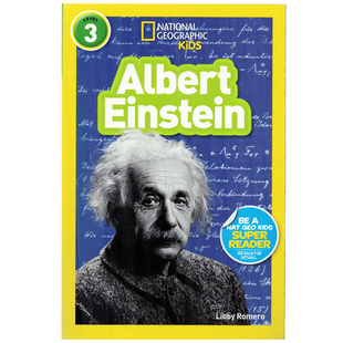 英文原版绘本 National Geographic Kids Level3:Albert Einstein 爱因斯坦科学家国家地理分级阅读初阶儿童英语启蒙绘本人物