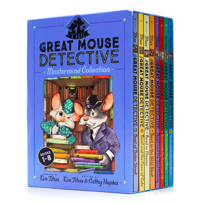 神探妙鼠妙妙探8册英文原版