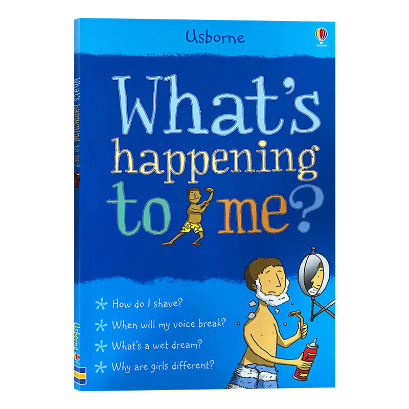 Usborne 我的身体怎么了 男生版 英文原版 What's Happening to Me Boy 性教育 青春期知识指南 儿童科普 生理知识