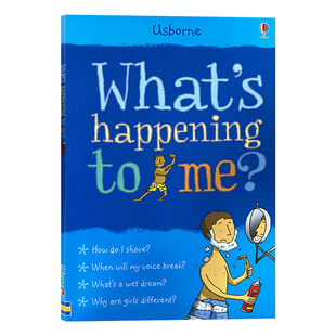 英文原版 Happening 我 男生版 青春期知识指南 生理知识 Usborne 性教育 What 身体怎么了 儿童科普 Boy