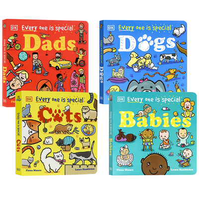 DK出品4册英文原版绘本