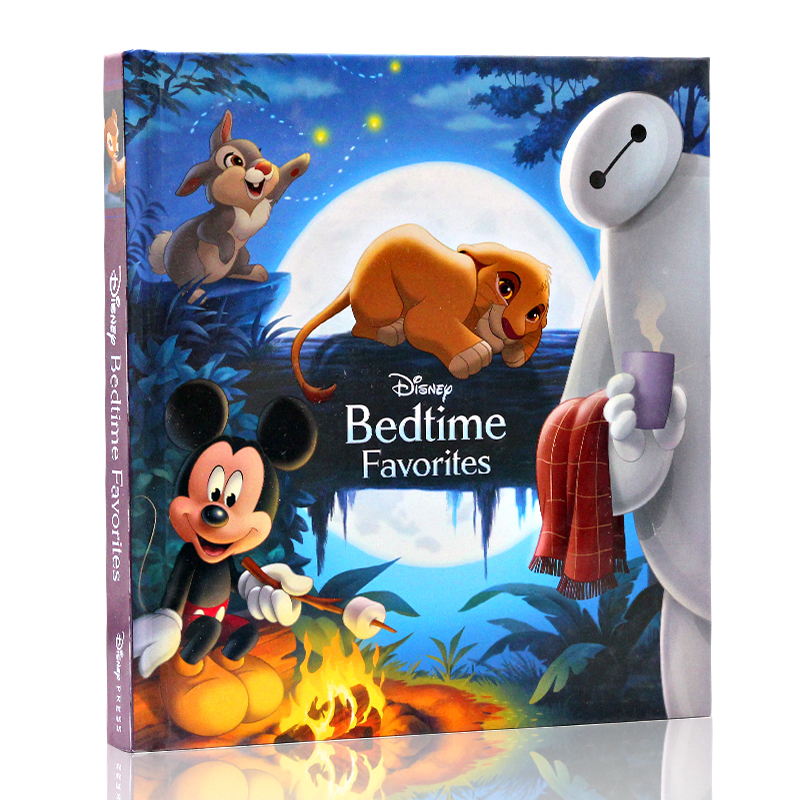 迪士尼睡前18个故事精装集英文原版绘本Disney Bedtime Favorites长发公主tangled怪兽电力公司monsters inc睡美人sleeping beauty 书籍/杂志/报纸 儿童读物原版书 原图主图