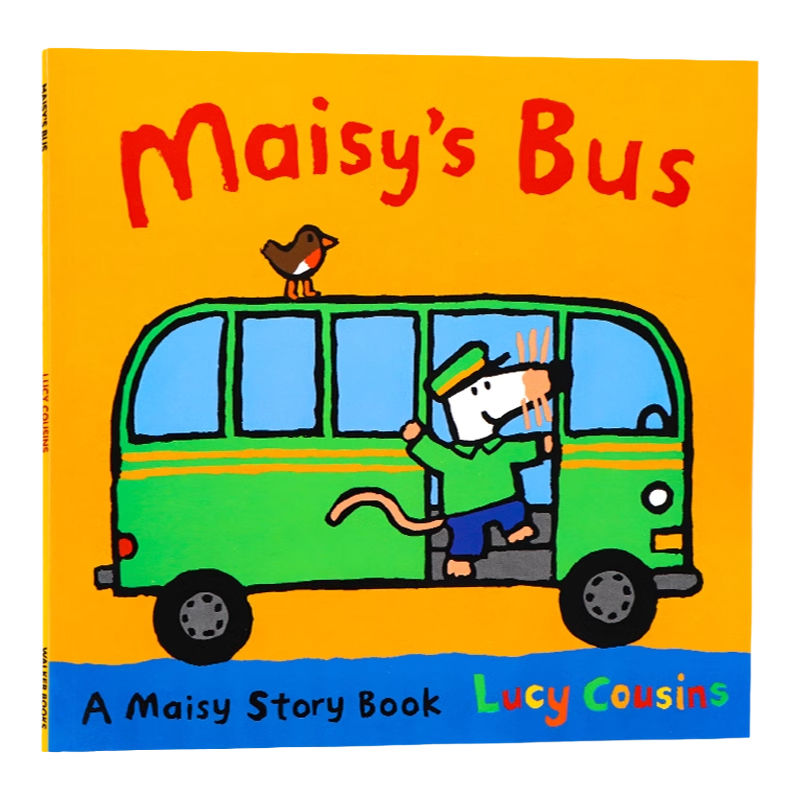 小鼠波波的巴士 Maisy's Bus 英文原版绘本 Maisy First Experience 生活场景体验绘本 幼儿童早教启蒙认知绘本性格习惯养成 平装