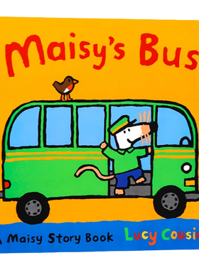 小鼠波波的巴士 Maisy's Bus 英文原版绘本 Maisy First Experience 生活场景体验绘本 幼儿童早教启蒙认知绘本性格习惯养成 平装