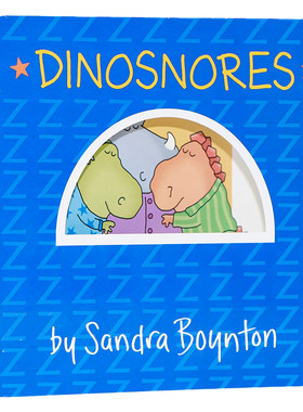 恐龙Dinosnores英文原版绘本