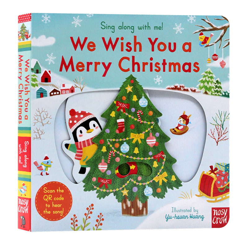 我们祝您圣诞节快乐英文原版绘本
