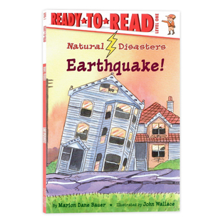 自然灾害地震 英文原版绘本 Ready to Read  Natural Disasters Earthquake Level 1儿童分级阅读系列 自然灾害 儿童科普绘本 平装