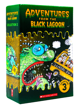 黑潭小学历险记盒装21-30册 英文原版 Black Lagoon Collection Set 3  黑湖小学 学乐课外阅读 儿童章节桥梁书 睡前读物