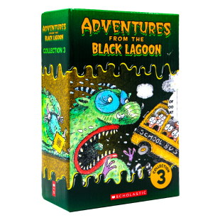 黑潭小学历险记盒装 睡前读物 学乐课外阅读 Lagoon 英文原版 儿童章节桥梁书 Set 30册 黑湖小学 Collection Black