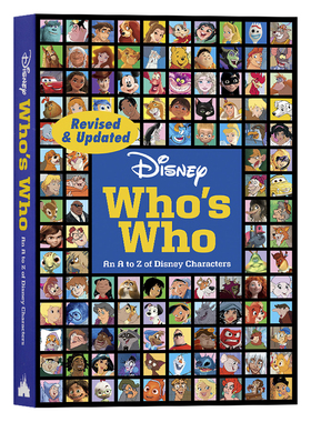 迪士尼百科角色书 人物大全名人录 英文原版 Disney Who's Who An a to Z of Disney Characters 皮克斯卡通 Disney Press平装