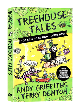 现货 树屋故事小屁孩树屋 英文原版 Treehouse Tales: too SILLY to be told ... UNTIL NOW  新版青少年儿童幽默爆笑桥梁漫画书