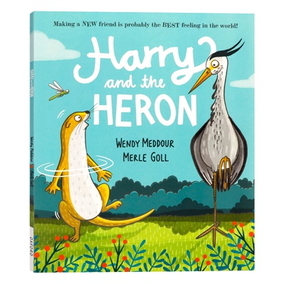 哈利与苍鹭进口英文原版绘本