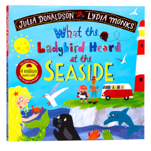 小瓢虫在海边听到了什么 英文原版绘本What the Ladybird Heard at the Seaside名家Julia Donaldson朱莉娅唐纳森小瓢虫听故事系列