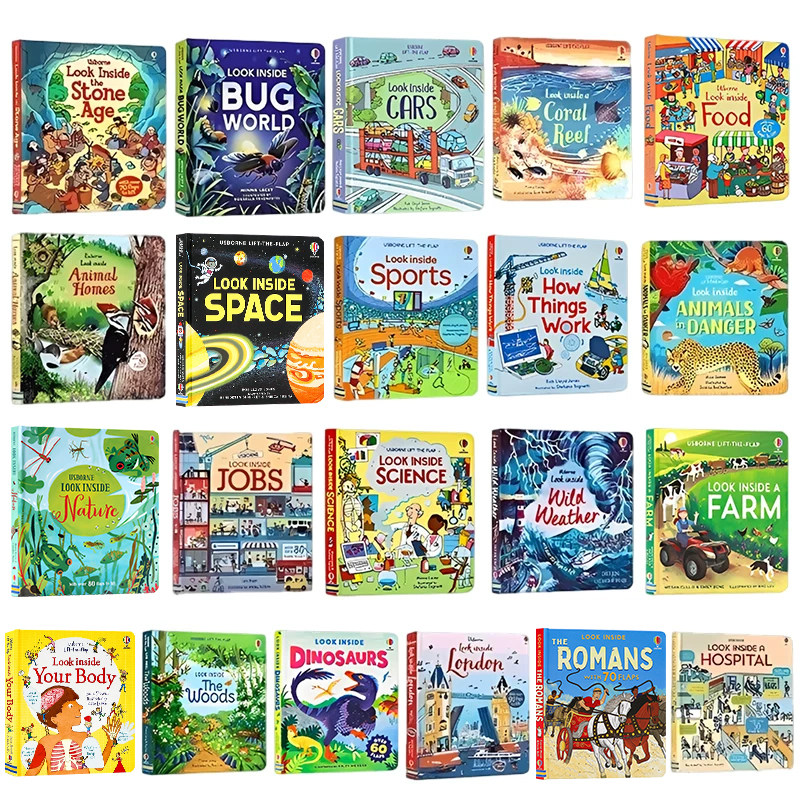 Usborne偷偷看里面系列21册全套