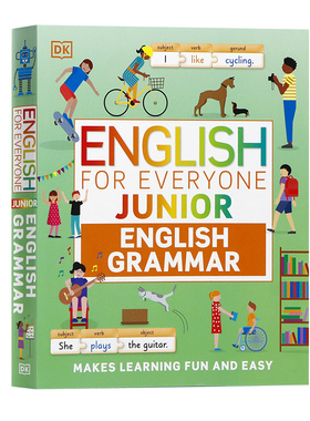 DK人人学英语每日英语语法指南 English for Everyone Junior Grammar Guide 简单直观教学指南插图图书儿童英语学习进口正版书籍