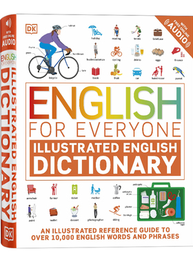 DK 英语10000词图解词典 英文原版 单词短语参考指南 illustrated English Dictionary 生活日常常用词汇插图英语学习教材教辅
