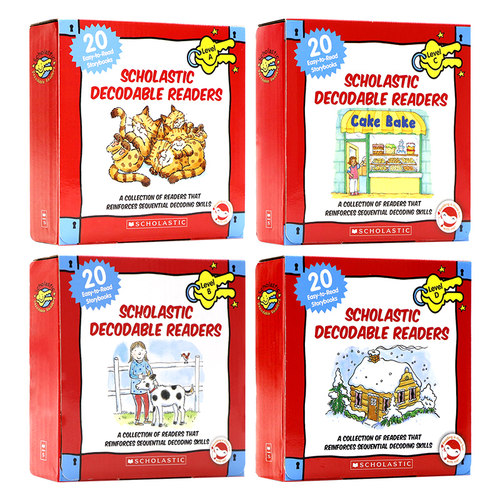 学乐点读版解码分级读物全套4盒