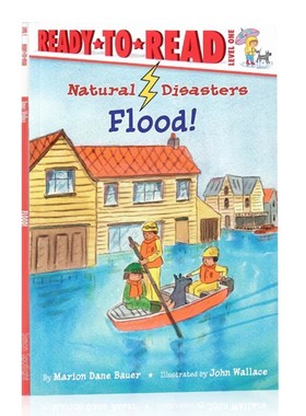Ready to Read 英文原版绘本 自然灾害洪水 儿童分级阅读系列 Natural Disasters: Flood! Marion Dane Bauer 启蒙图画故事书