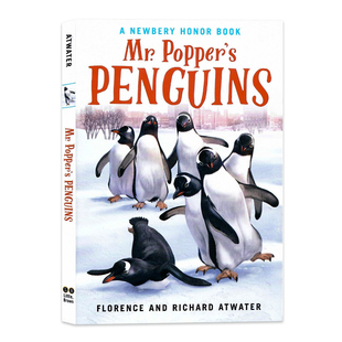 波普先生的企鹅 英文原版小说 Mr Popper's Penguins 纽伯瑞儿童文学奖银奖国际大奖儿童文学小说理查德阿特沃特Richard Atwate