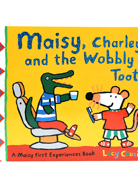 小鼠波波 查理和摇摇晃晃的牙齿 英文原版绘本 Charley and the Wobbly Tooth 幼儿启蒙平装图画书 Lucy Cousins路西卡森作品 平装