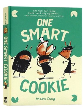 诺玛和贝利系列4 聪明的饼干英文原版绘本 One Smart Cookie 儿童精装全彩漫画图画故事书趣味读物 小学生英语课外阅读学校推荐