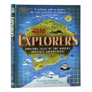 DK世界著名的探险家及事迹 英文原版 Explorers greatest adventurers 自然地理知识科普青少年读物精装Nellie Huang