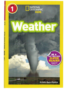 英文原版绘本 National Geographic Readers:Weather 天气 美国国家地理分级阅读初阶 Level 1 一阶段 儿童科普图画书 高清插图