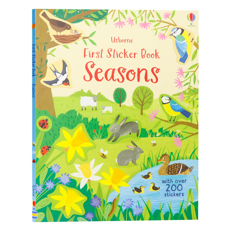 Usborne英文原版绘本趣味贴纸