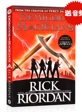 波西杰克逊系列 半神人和魔术师 英文原版 Demigods and Magicians 青少年科幻奇幻小说Rick Riordan 中学生课外阅读Percy Jackson