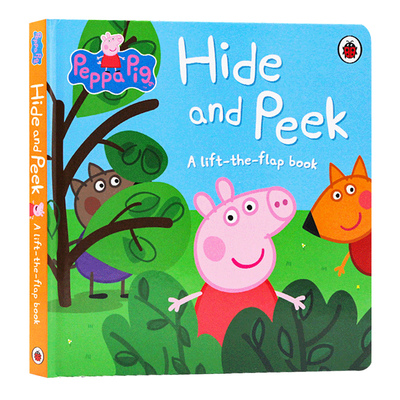 小猪佩奇躲猫猫捉迷藏英文原版