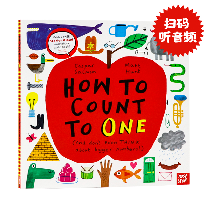 如何数到一英文原版绘本