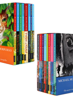 Michael Morpurgo 8册盒装英文原版war Horse战马作者麦克莫波格儿童经典成长小说Little Foxes/Twist of Gold/Waiting for Anya