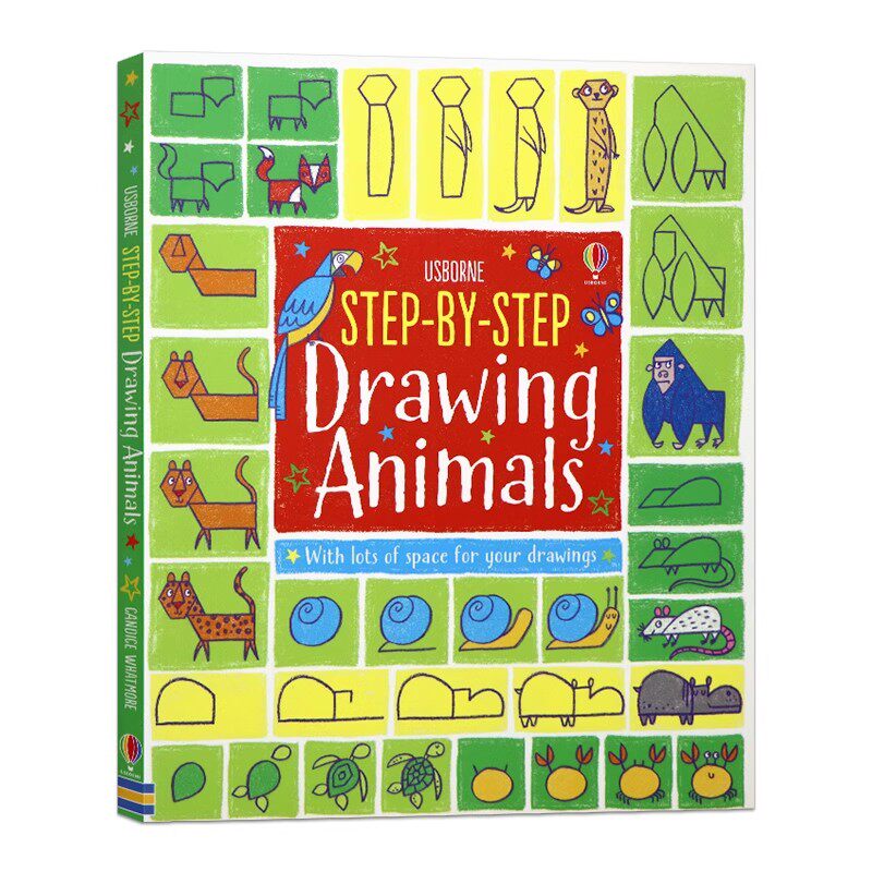 Usborne一步一步画动物