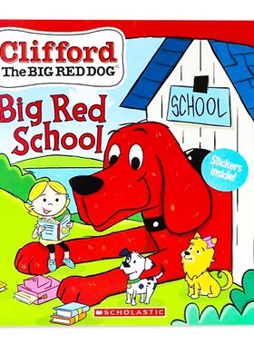 大红狗克里弗系列 红狗的学校 英文原版绘本 Clifford the Big Red Dog Big Red School  儿童英语启蒙认知亲子共读图画故事书平装
