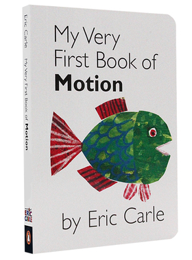 卡尔爷爷 英文原版绘本 My Very First Book of Motion 运动 幼儿启蒙图书2-5岁 上下翻页配对纸板撕不烂书 儿童英语启蒙动物认知