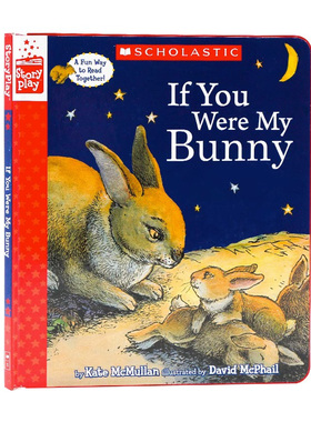 温情晚安故事书 如果你是我的兔宝宝 If You Were My Bunny 英文原版 角色扮演互动书 学乐儿童情感启蒙英语亲子绘本 亲子类读物