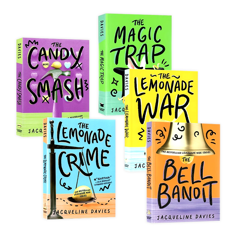 柠檬水战争系列5册 英文原版 The Lemonade War The Lemonade Crime 神秘失踪的钱谁偷了大笨钟儿童理财经济悬疑小说进口书籍