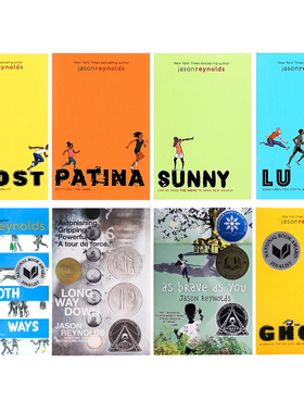 美国国家图书奖系列 英文原版小说 Look Both Ways 获奖儿童文学 纽伯瑞银奖 中小学生英语课外阅读故事书  Jason Reynolds