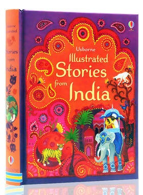 Usborne出品 印度插画故事 Illustrated Stories from India 英文原版绘本 插图故事书精装儿童英语故事书