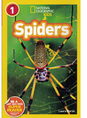 英文原版绘本 National Geographic kids Spiders 蜘蛛 美国国家地理Level 1儿童科普图画书 课外拓展认知读物 高清插图 平装
