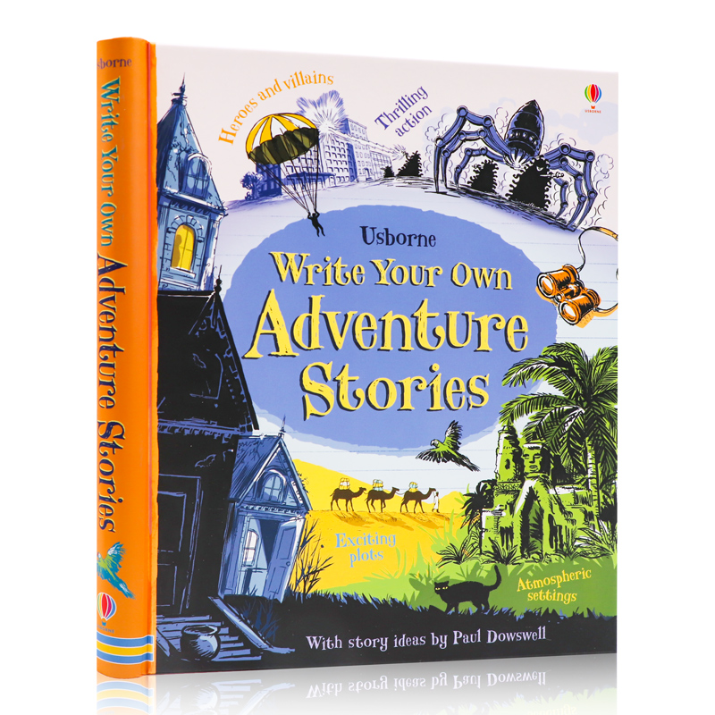 Usborne出品英文原版 Write Your Own Adventure Stories写自己的冒险故事早教书英语绘本亲子互动益智8+岁培养小作家写作启蒙
